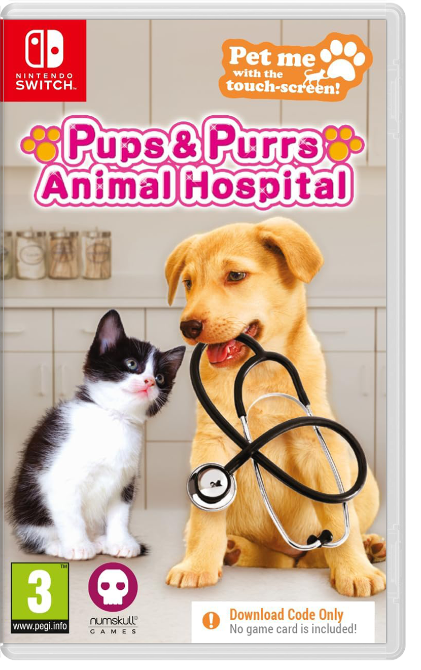 Pups & Purrs: Animal Hospital [Code in a Box] (Switch)