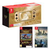 Nintendo Switch Lite - Hyrule Edition, Hogwarts Legacy, Quidditch Champions + 12 Months NSO (Switch)