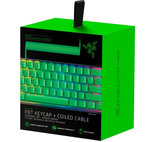 Razer PBT Keycap + Coiled Cable Upgrade Set - Green