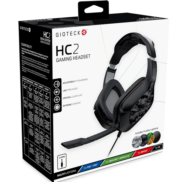 HC2 Wired Stereo Headset Universal Camo
