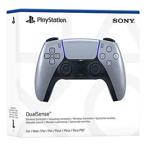 Sony PlayStation 5 DualSense Wireless Controller - Sterling Silver (PS5)