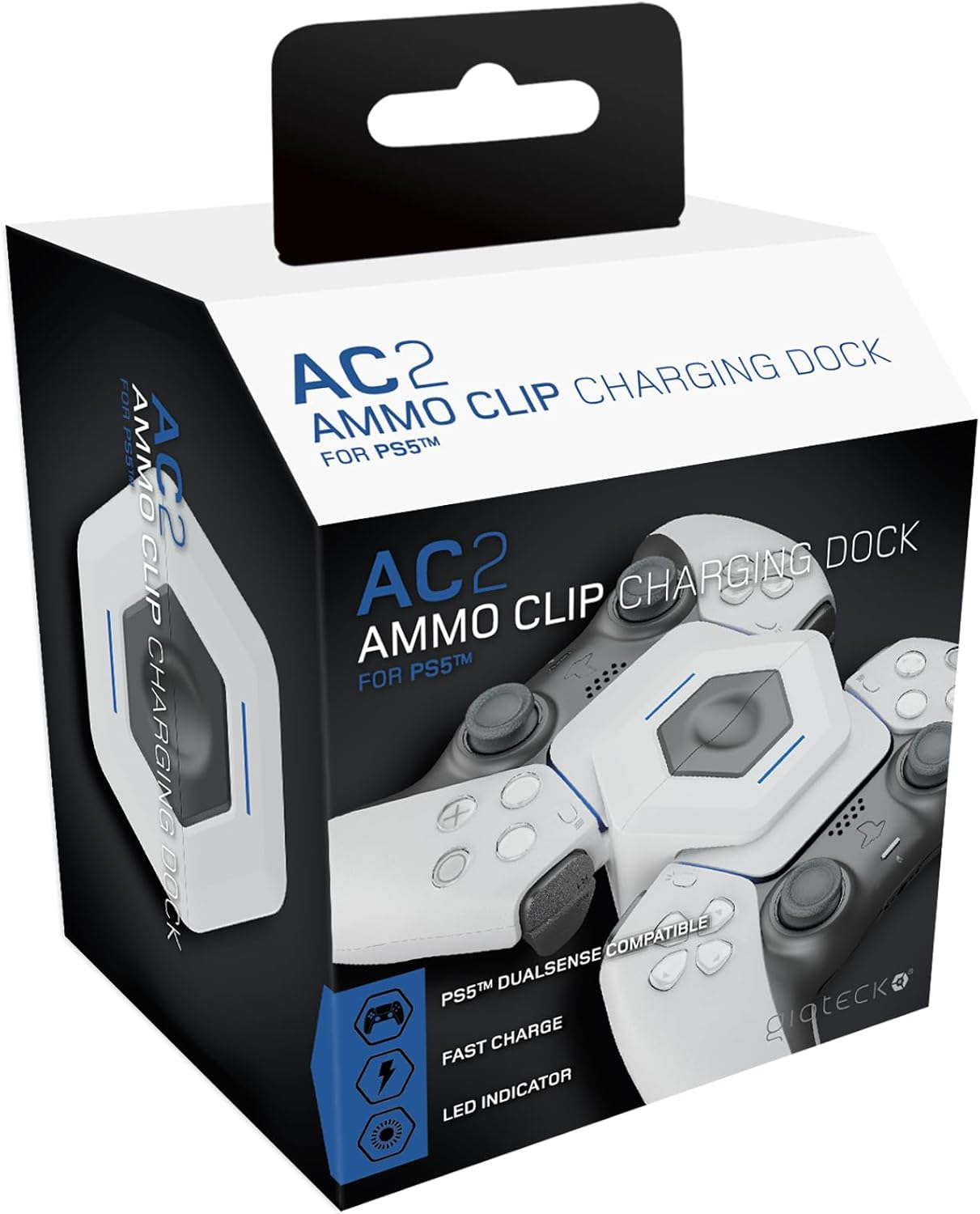Gioteck AC2 Fast-Charge Clip (PS5)