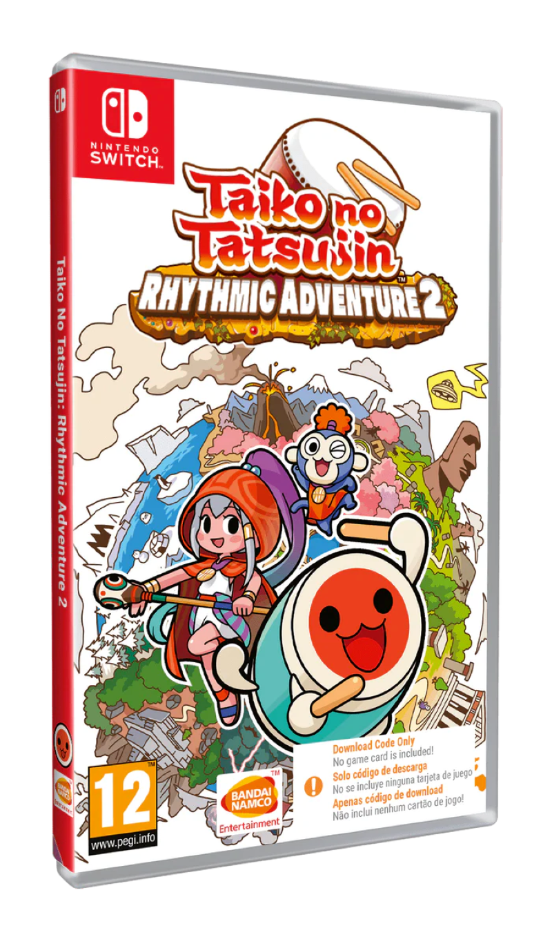 Taiko No Tatsujin: Rhythmic Adventure 2 [Code In A Box] (Switch)