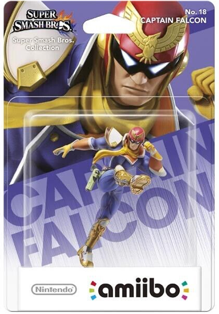 Nintendo Amiibo - Super Smash Bros: Captain Falcon No. 18