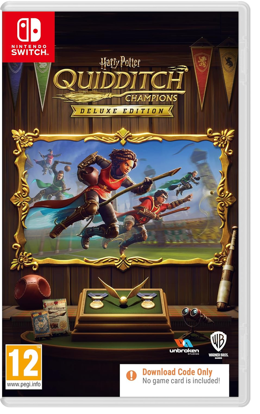 Harry Potter: Quidditch Champions Deluxe Edition [Code in a Box] (Switch)