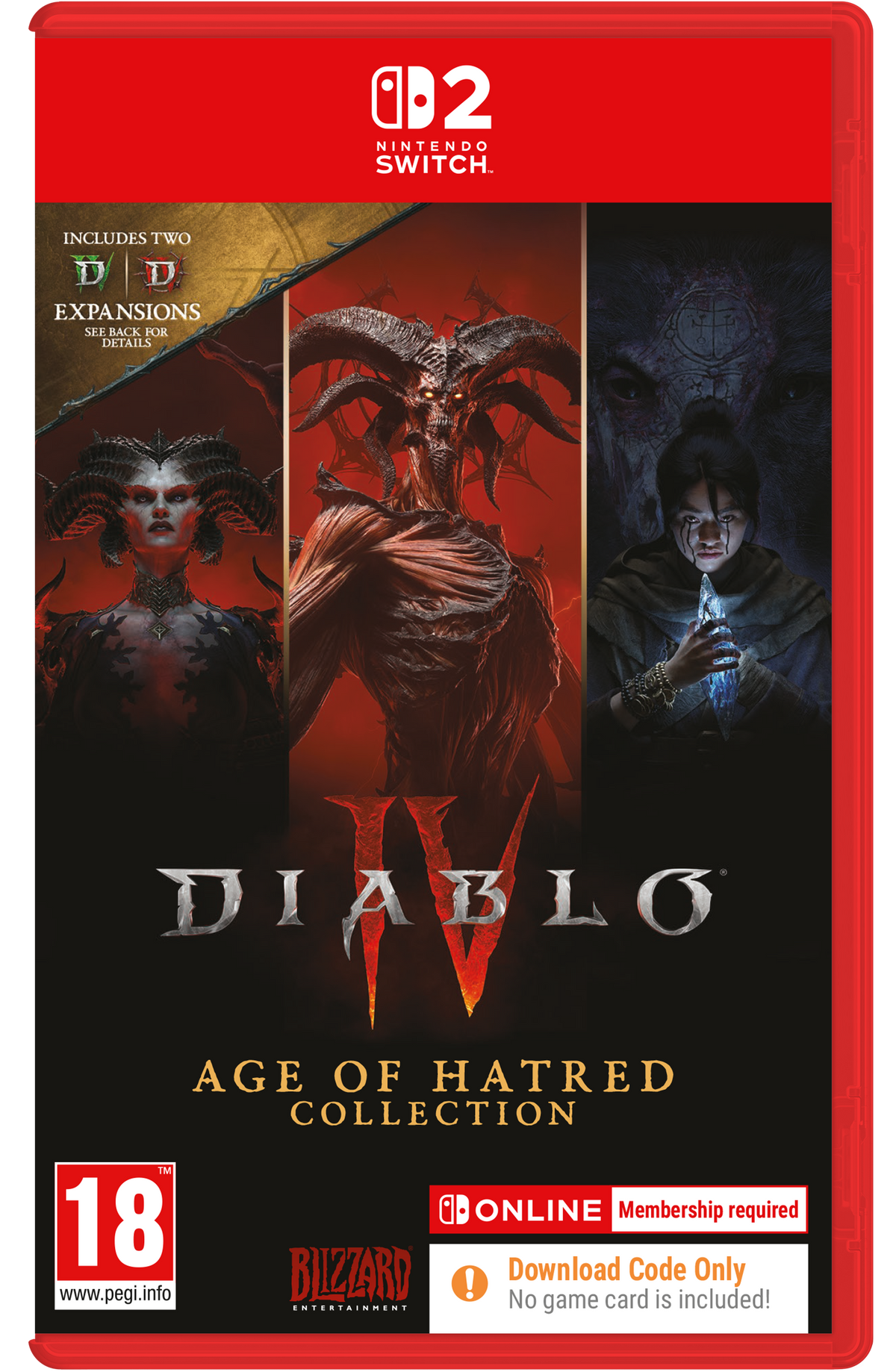 DIABLO IV : Age of Hatred Collection  [Code In A Box] (Switch 2)