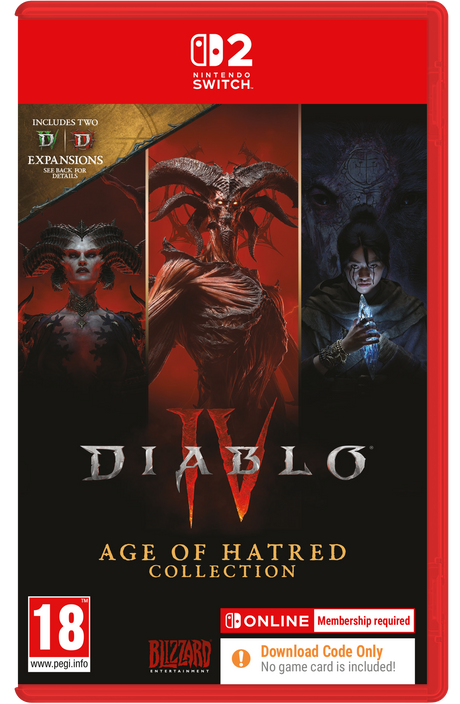 DIABLO IV : Age of Hatred Collection  [Code In A Box] (Switch 2)