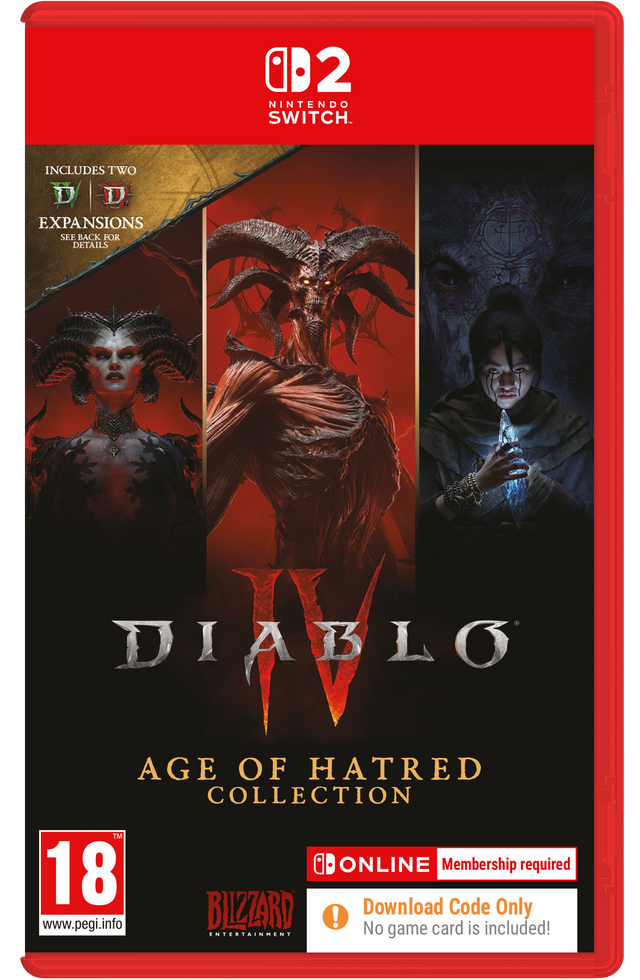 DIABLO IV : Age of Hatred Collection  [Code In A Box] (Switch 2)
