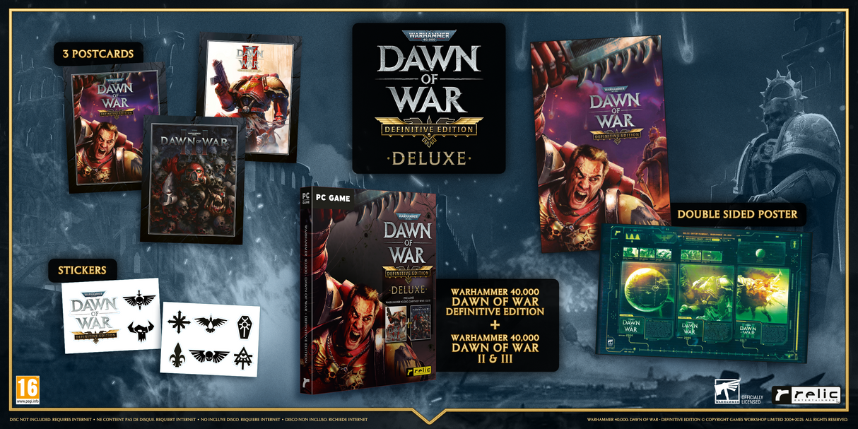 Warhammer 40,000 Dawn of War - Definitive Edition Deluxe [Code in a Box] (PC)
