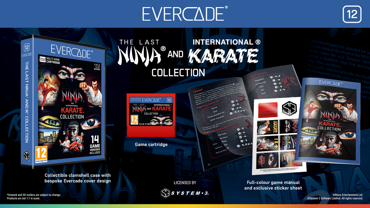 Evercade The Last Ninja and IK Collection