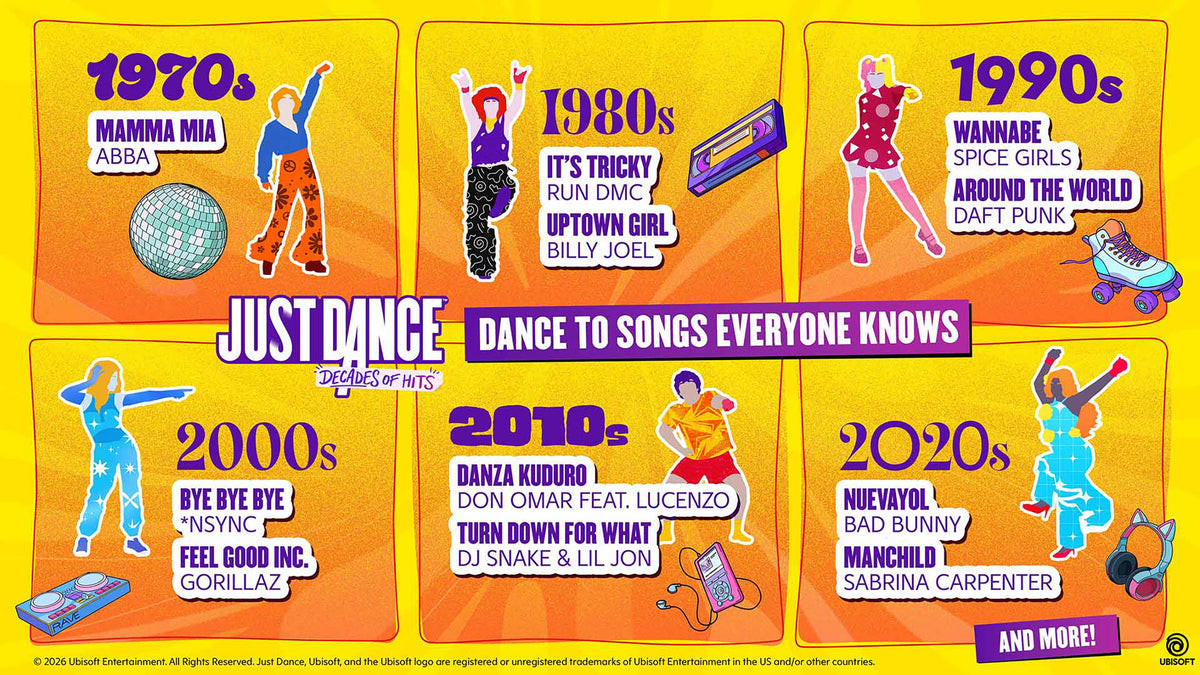 Just Dance: Decades of Hits [Code in a Box] (Switch)