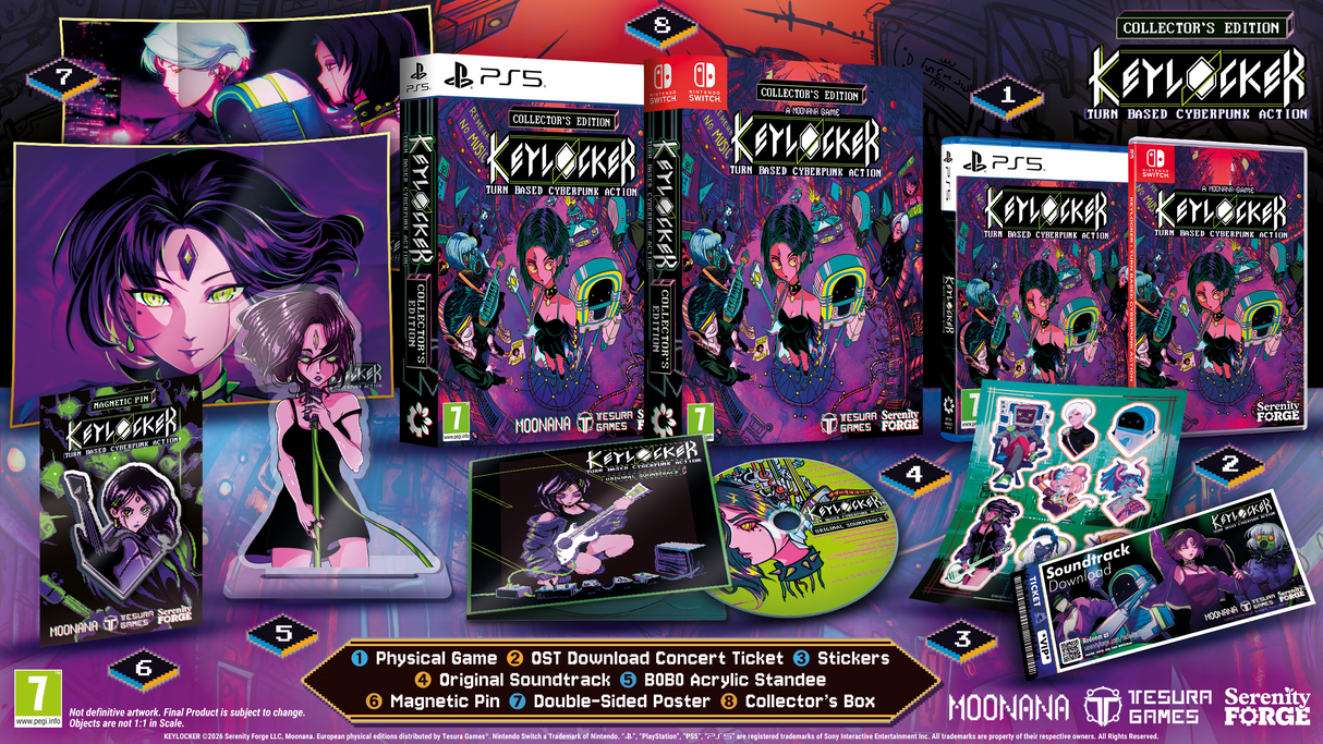 Keylocker | Turn Based Cyberpunk Action Collector's Edition (Switch)