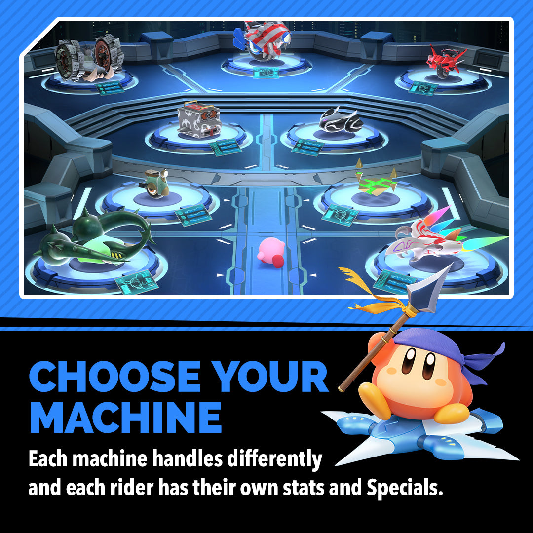 Kirby Air Riders with FREE Sticker Sheet (Switch 2)