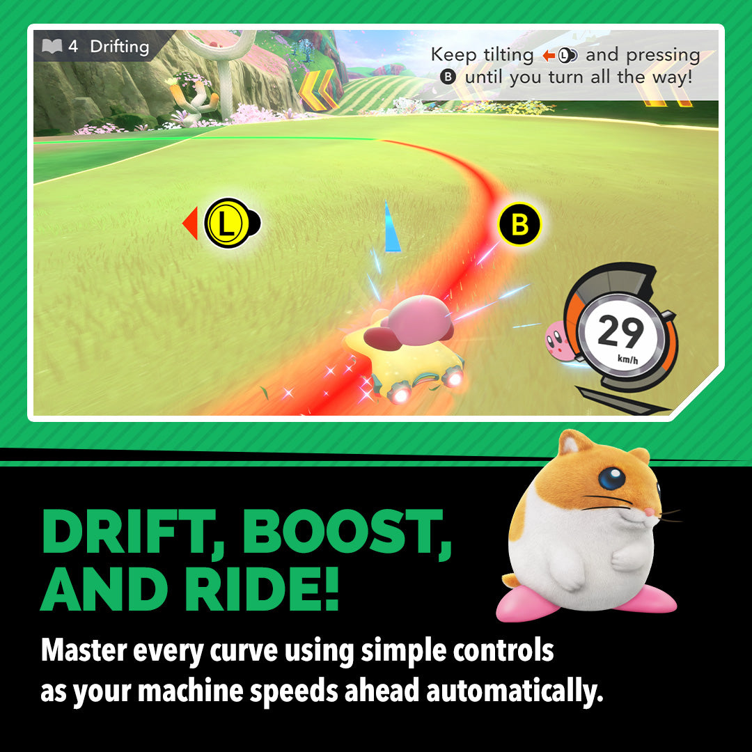 Kirby Air Riders with FREE Sticker Sheet (Switch 2)