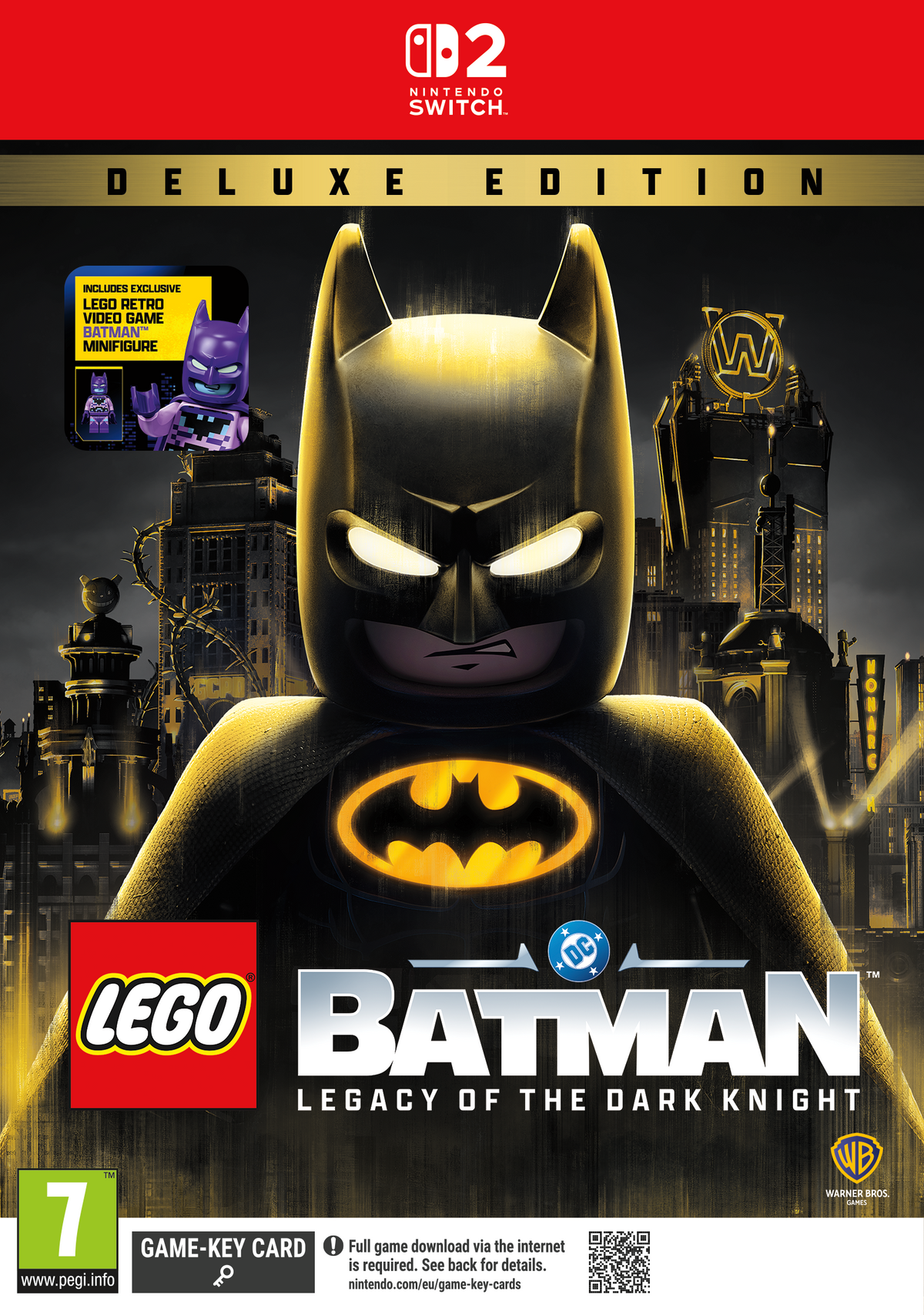 Lego Batman: Legacy of The Dark Knight Deluxe Edition with Exclusive Batman Minifigure (Switch 2)
