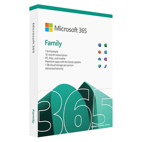 Microsoft 365 Family - One-Year Subscription