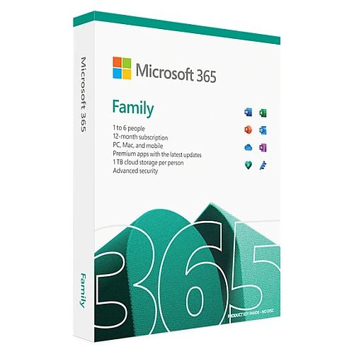 Microsoft 365 Family - One-Year Subscription