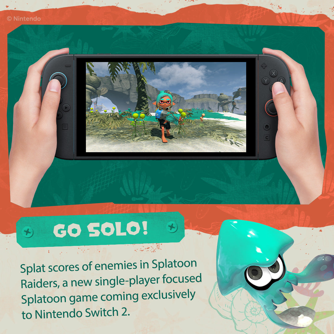 Splatoon Raiders with FREE Lanyard (Switch 2)