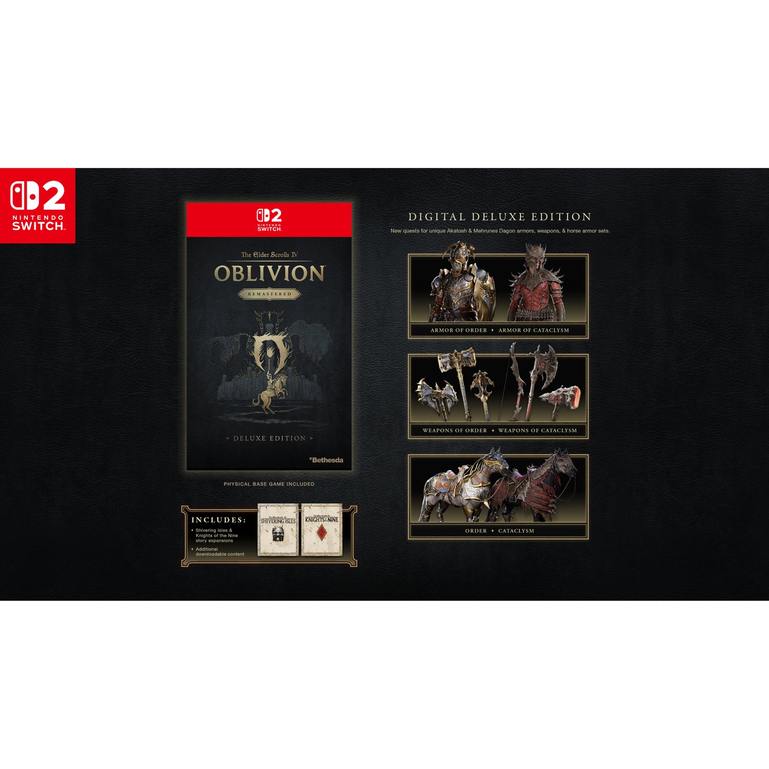 The Elder Scrolls IV: Oblivion™ Remastered Deluxe Edition (Switch 2)