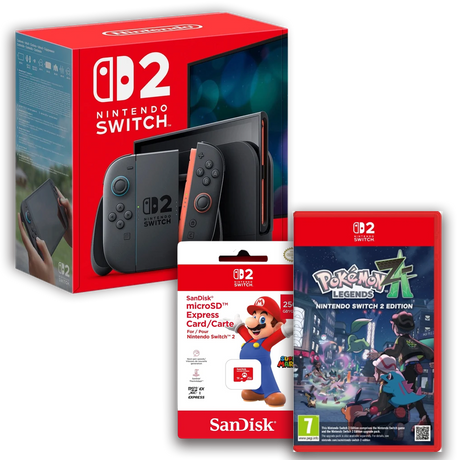 Nintendo Switch 2 Console with Pokemon Legends Z-A & 256GB Micro SD Express Card (Switch 2)