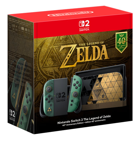 Nintendo Switch 2: The Legend of Zelda 40th Anniversary Edition Console