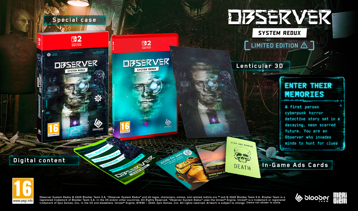 Observer System Redux: Limited Edition (Switch 2)