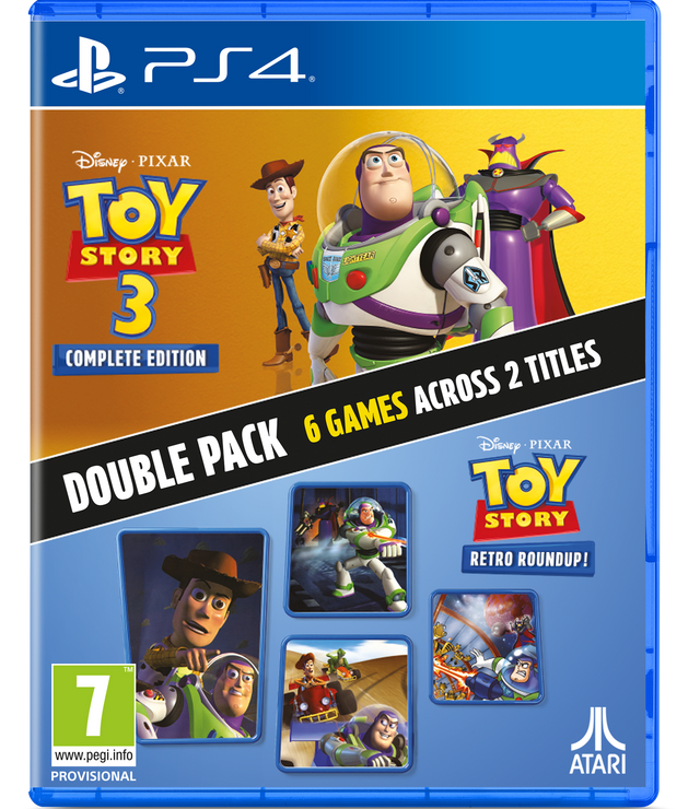 Toy Story: Retro Roundup! + Toy Story 3 Complete Edition Double Pack (PS4)