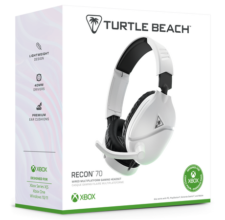 Turtle Beach Recon 70 XB White Gaming Headset
