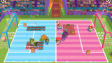 Planted! gameplay screenshot showing a player scoring points by launching produce into a goal