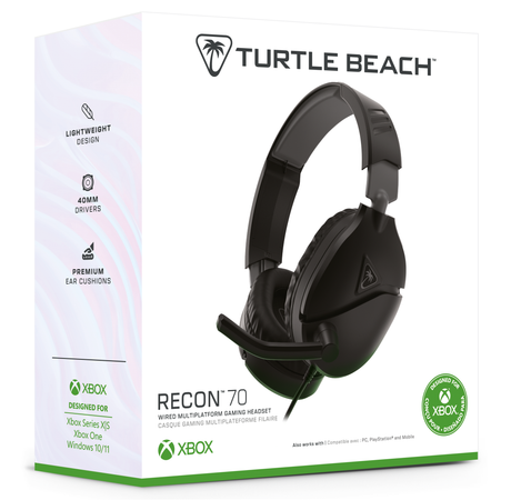 Turtle Beach Recon 70 XB 2024 Black Gaming Headset