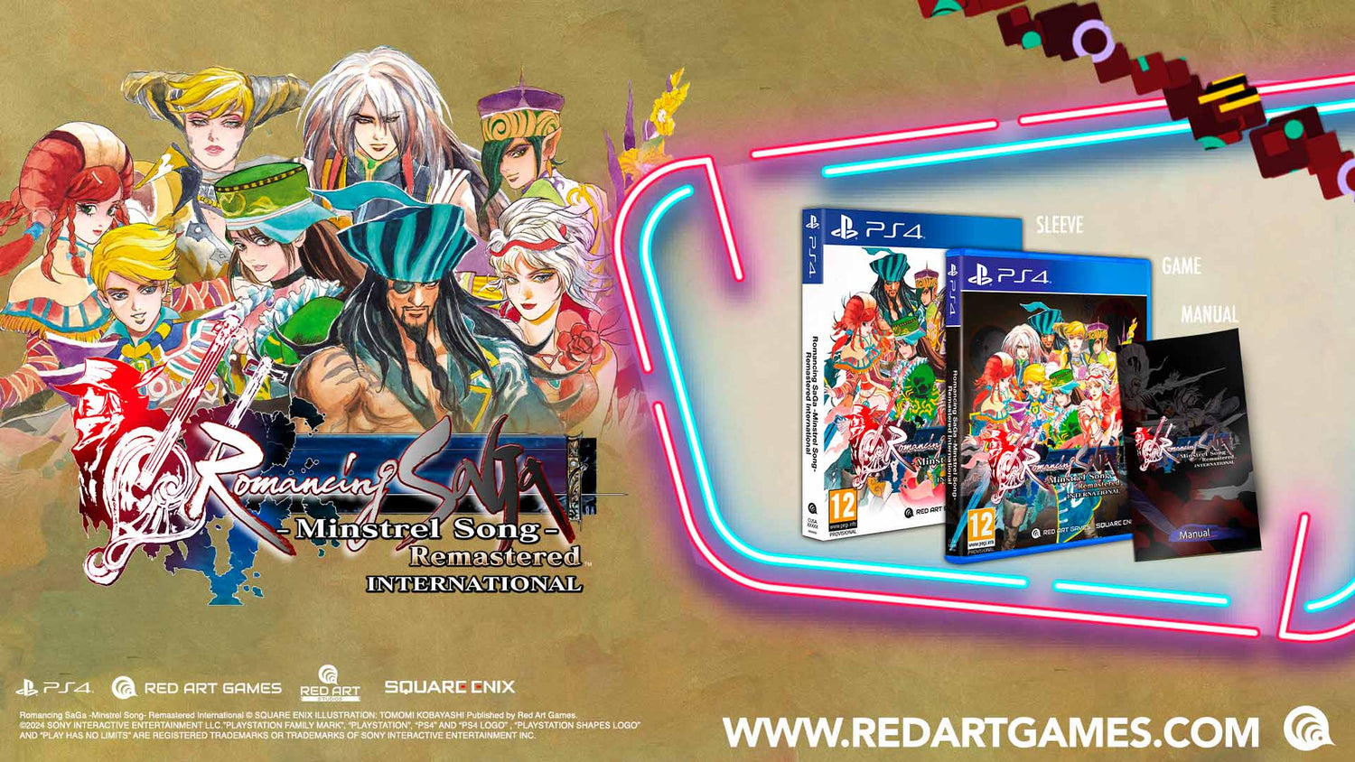 Romancing SaGa - Minstrel Song - Remastered International (PS4)
