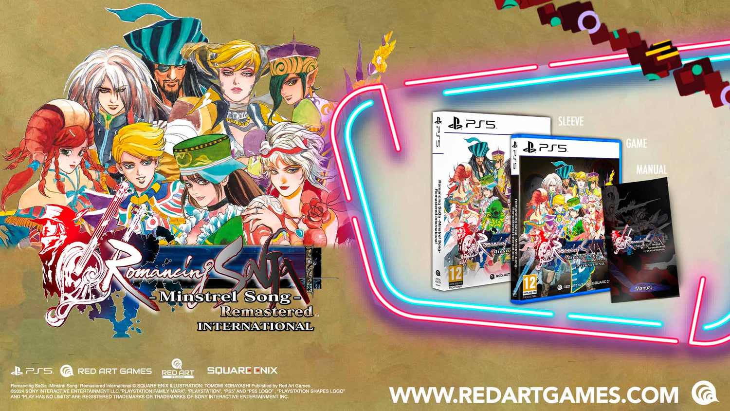 Romancing SaGa - Minstrel Song - Remastered International (PS5)