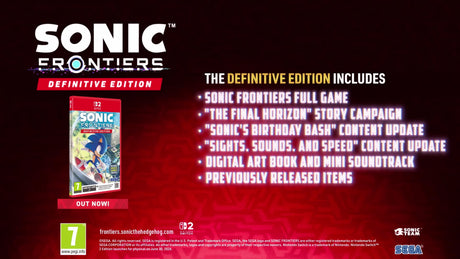 Sonic Frontiers Definitive Edition (Switch 2)
