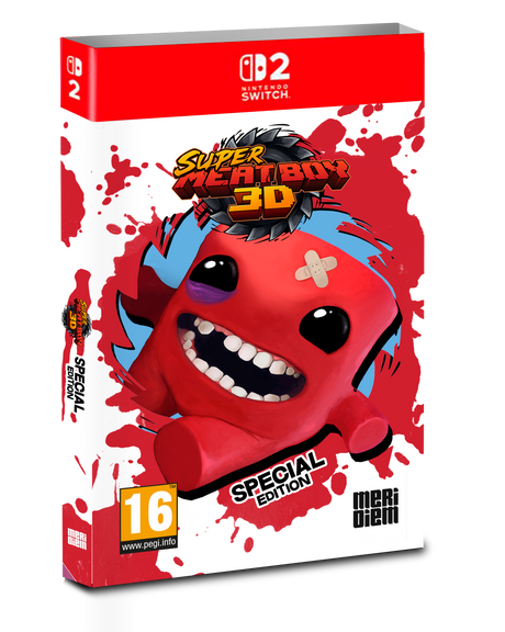 Super Meat Boy - Special Editon with FREE Pin Badge (Switch 2)