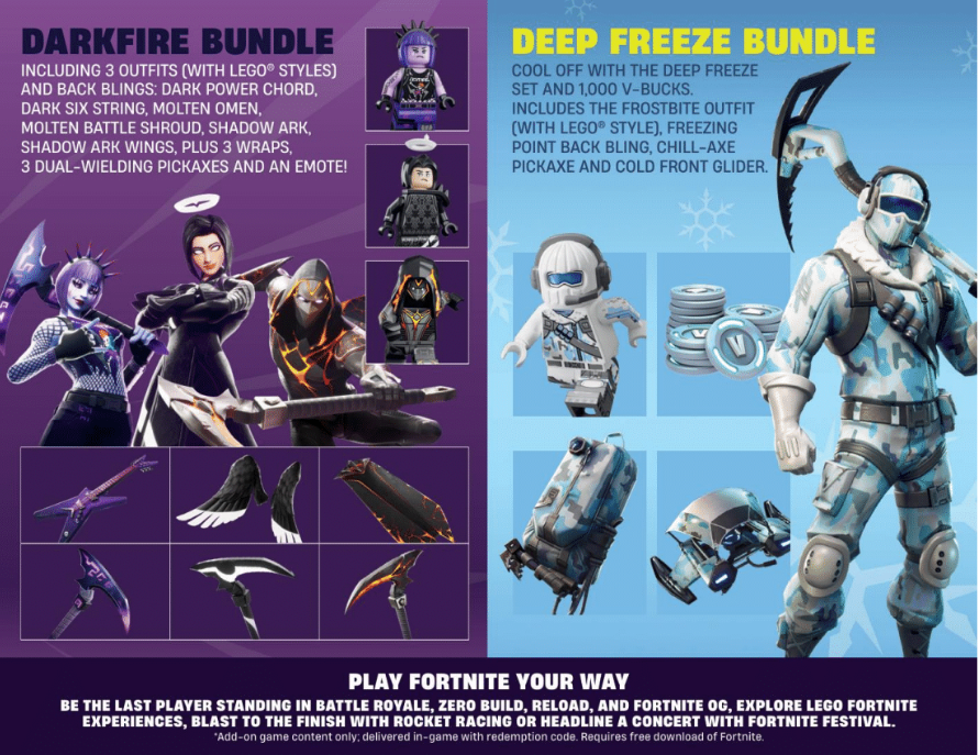 Fortnite – Darkfire & Ice Bundle [Code in a Box] (Switch)