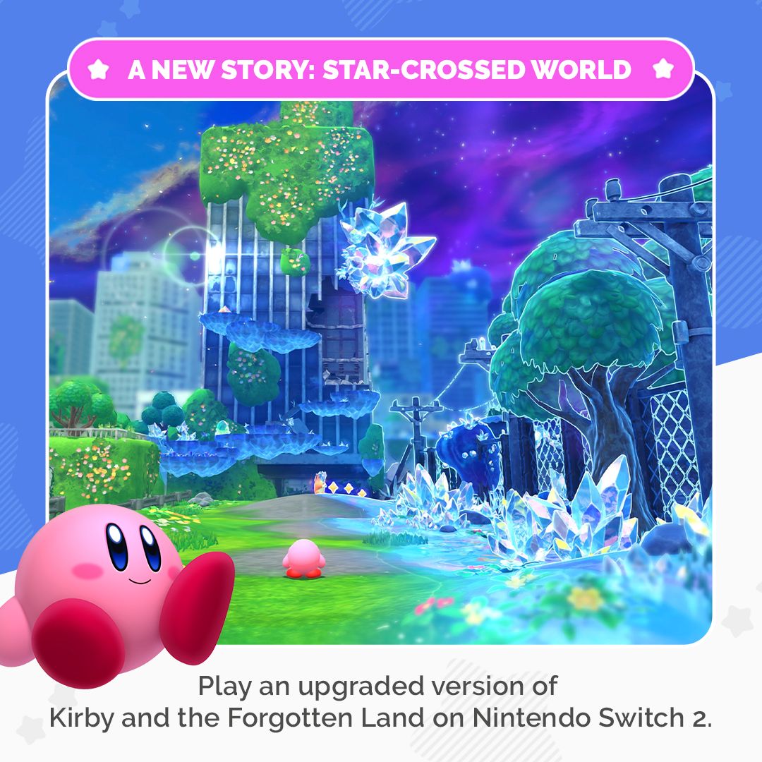 Kirby and the Forgotten Land - Nintendo Switch 2 Edition + Star-Crossed World (Switch 2)