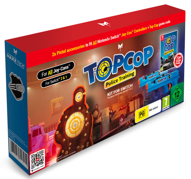 Top Cop: Police Training Game & Gun Kit [Code in a Box] (Switch)