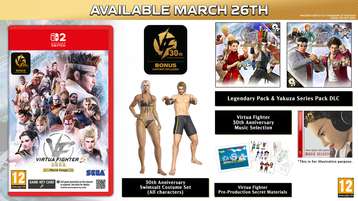 Virtua Fighter 5 R.E.V.O. World Stage 30th Anniversary Edition (Switch 2)