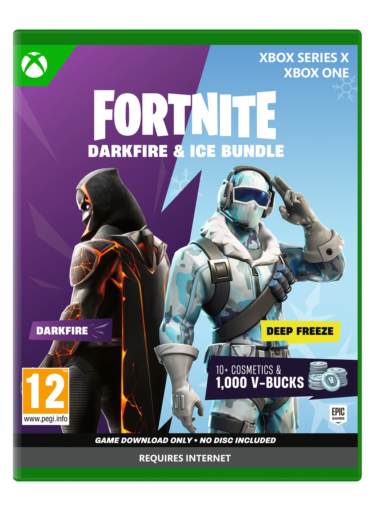 Fortnite – Darkfire & Ice Bundle [Code in a Box]  (Xbox Series X)