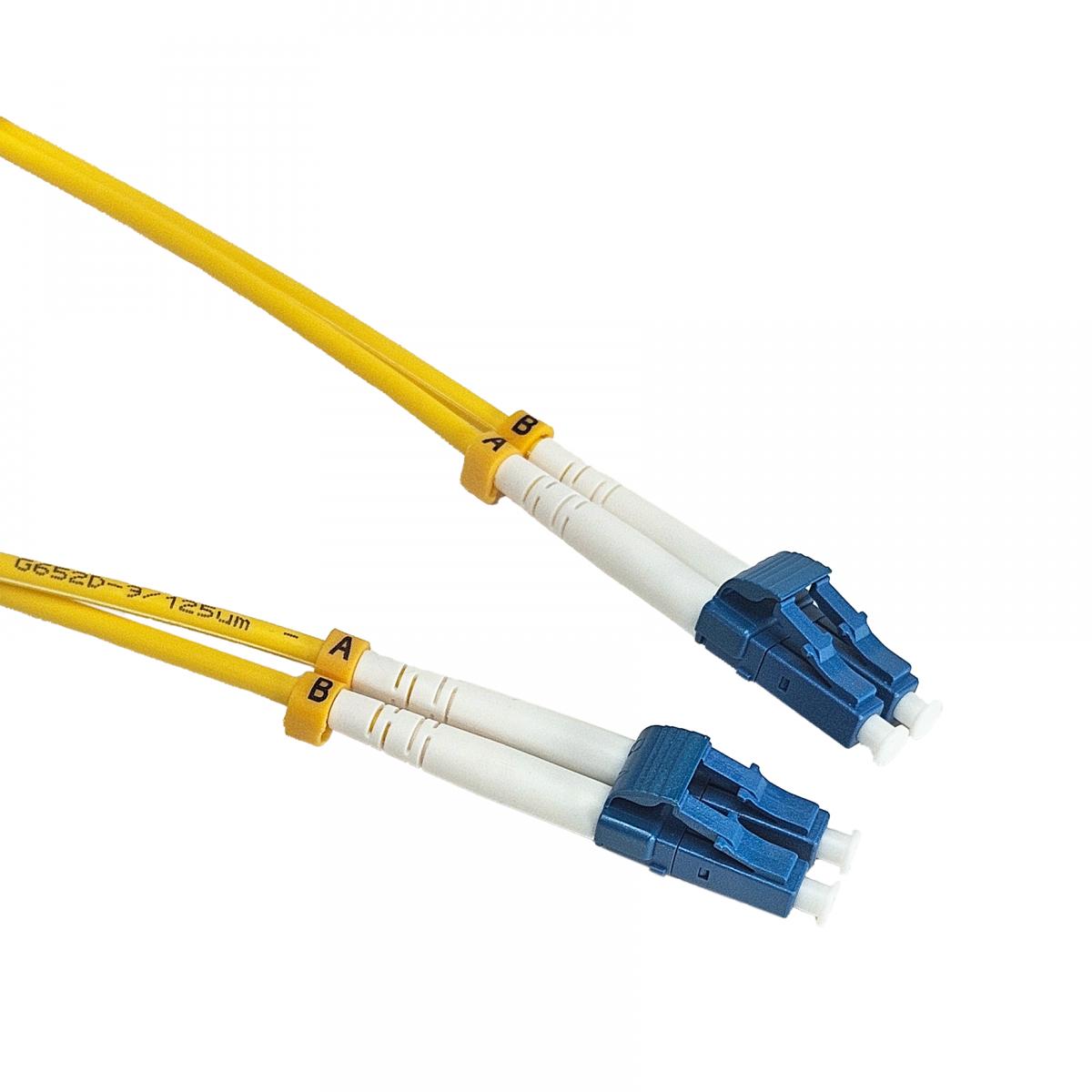 EXC 2m Fibre Duplex OS2 9 125 LSZH SCLC