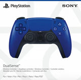 Cobalt Blue PS5 DualSense controller in retail box