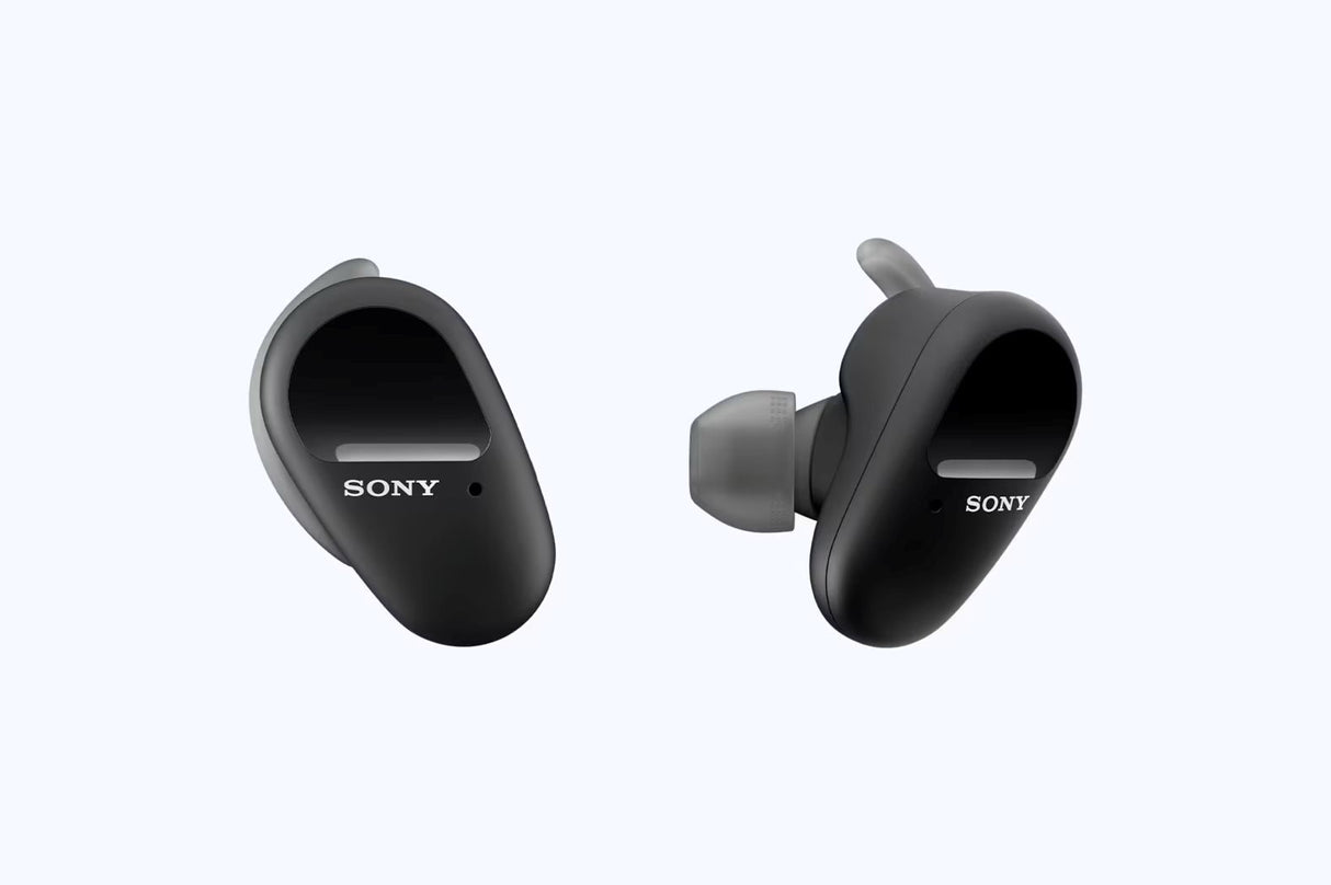 SONY WF-SP800N Wireless Bluetooth Noise-Cancelling Sports Earbuds - Black