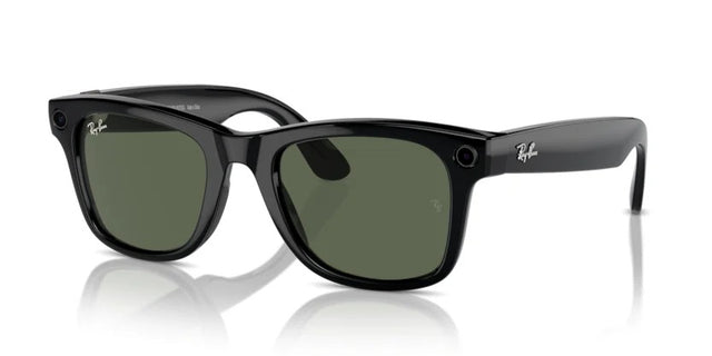 RAY-BAN META WAYFARER GLASSES - MATTE BLACK/GRAPHITE GREEN (RW4008)