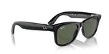 RAY-BAN META WAYFARER GLASSES - MATTE BLACK/GRAPHITE GREEN (RW4008)