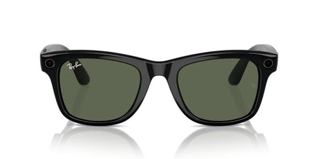 RAY-BAN META WAYFARER GLASSES - MATTE BLACK/GRAPHITE GREEN (RW4008)