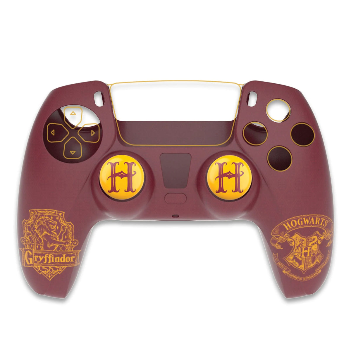 Harry Potter - Silicone Case + Thumbsticks for Controller Gryffindor [Red] (PS5)
