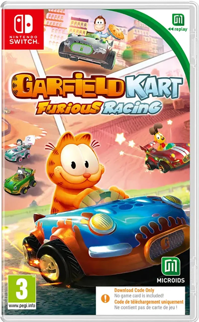 Garfield Kart: Furious Racing [Code In A Box] (Switch)