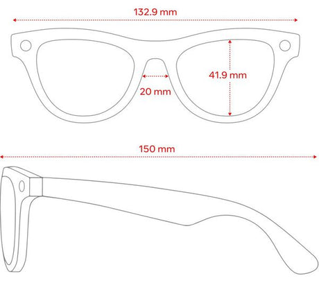 RAY-BAN META SKYLER (GEN 1) GLASSES - SHINY CHALKY  GREY/TRANSITIONS