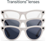 [NEW SKU] RAY-BAN META SKYLER (GEN 1) GLASSES - SHINY CHALKY  GREY/TRANSITIONS