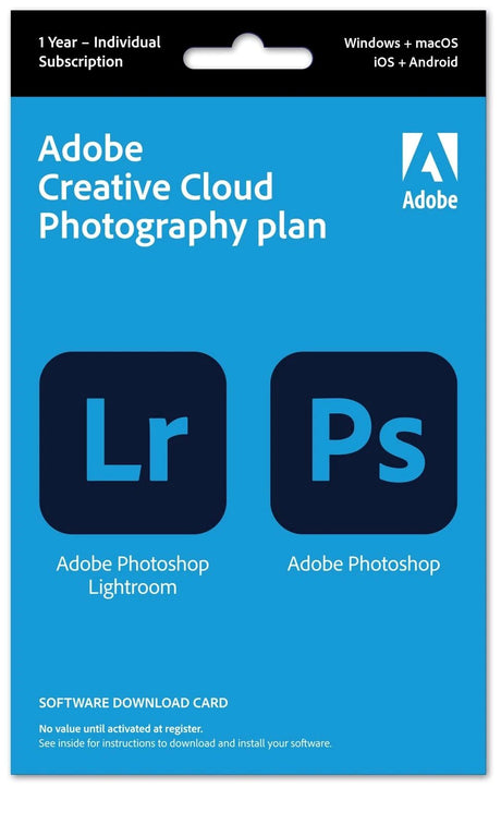 Adobe Creative Cloud Photography Plan 20GB (1 Year)